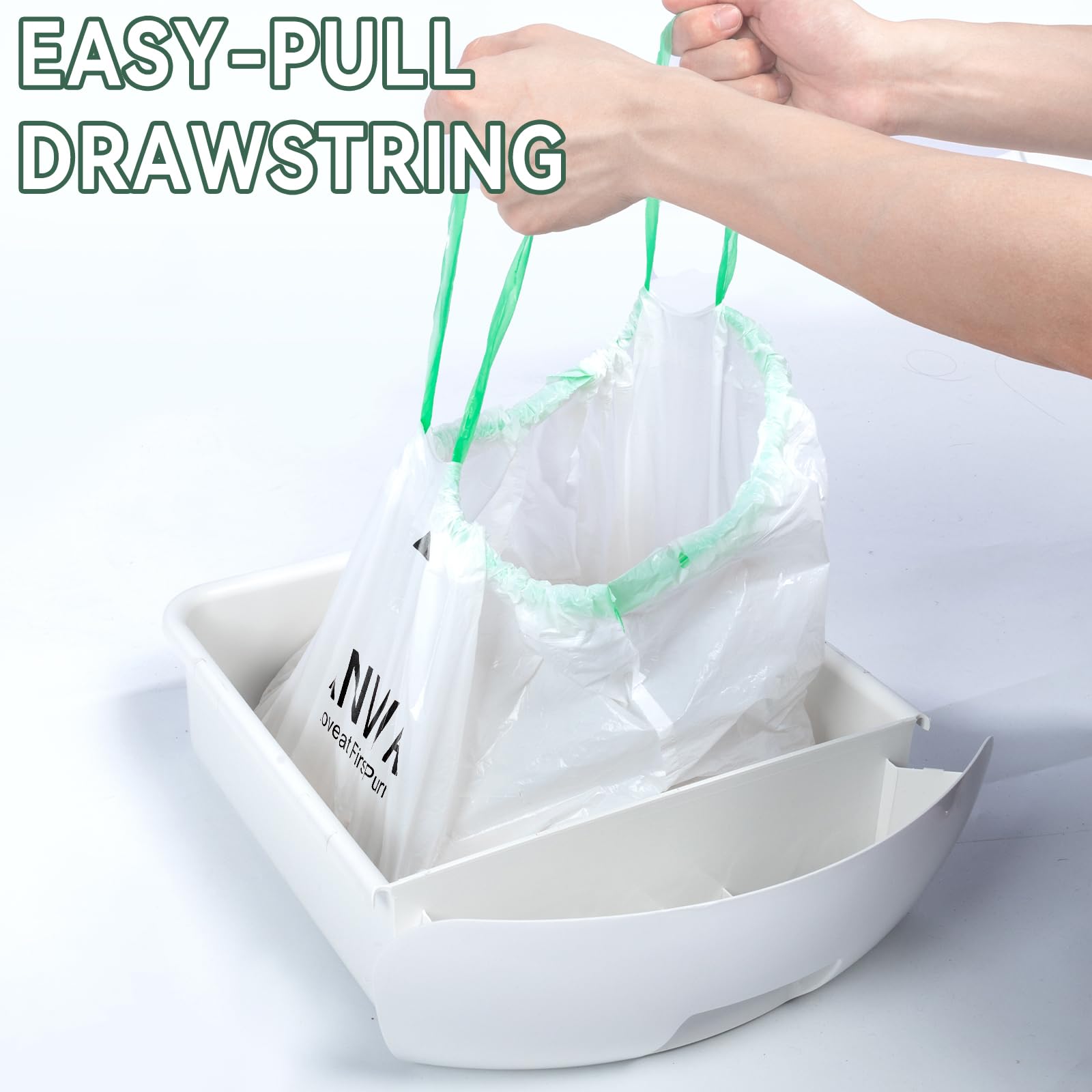 40 forros para caja de arena para gatos ANWA automática, resistente, extragrueso