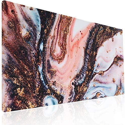 Anyshock Desk Mat, Prolonged Gaming Mouse Pad Massive 31.5″ x 15.7″ XL Keyboard pad with Stitched Edges Non Slip Base, Water-Resistant Pc Laptop computer Desk Pad for Workplace and Dwelling (Gilding Marble) Anyshock Desk Mat, Prolonged Gaming Mouse Pad Massive 31.5″ x 15.7″ XL Keyboard pad with Stitched Edges Non Slip Base, Water-Resistant Pc Laptop computer Desk Pad for Workplace and Dwelling (Gilding Marble)