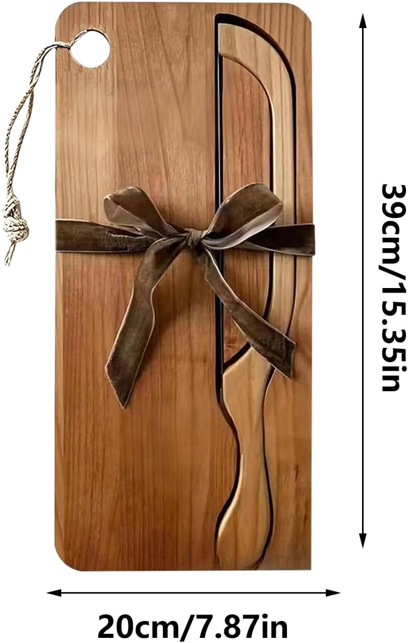 Bow-Shaped Slicing Tool, Bread Cutter for Left and Right Hands with Portable Wood Tray, Durable Material with Ergonomic Design for Home Kitchens Restaurants Apartments Breakfast Bagels