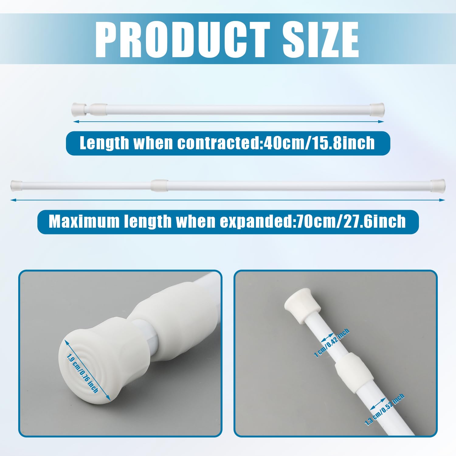 Barre Di Sicurezza Per Finestre Regolabili - Protezione Antintrusione E Sicurezza Bambini, Colore Bianco - Foto 11