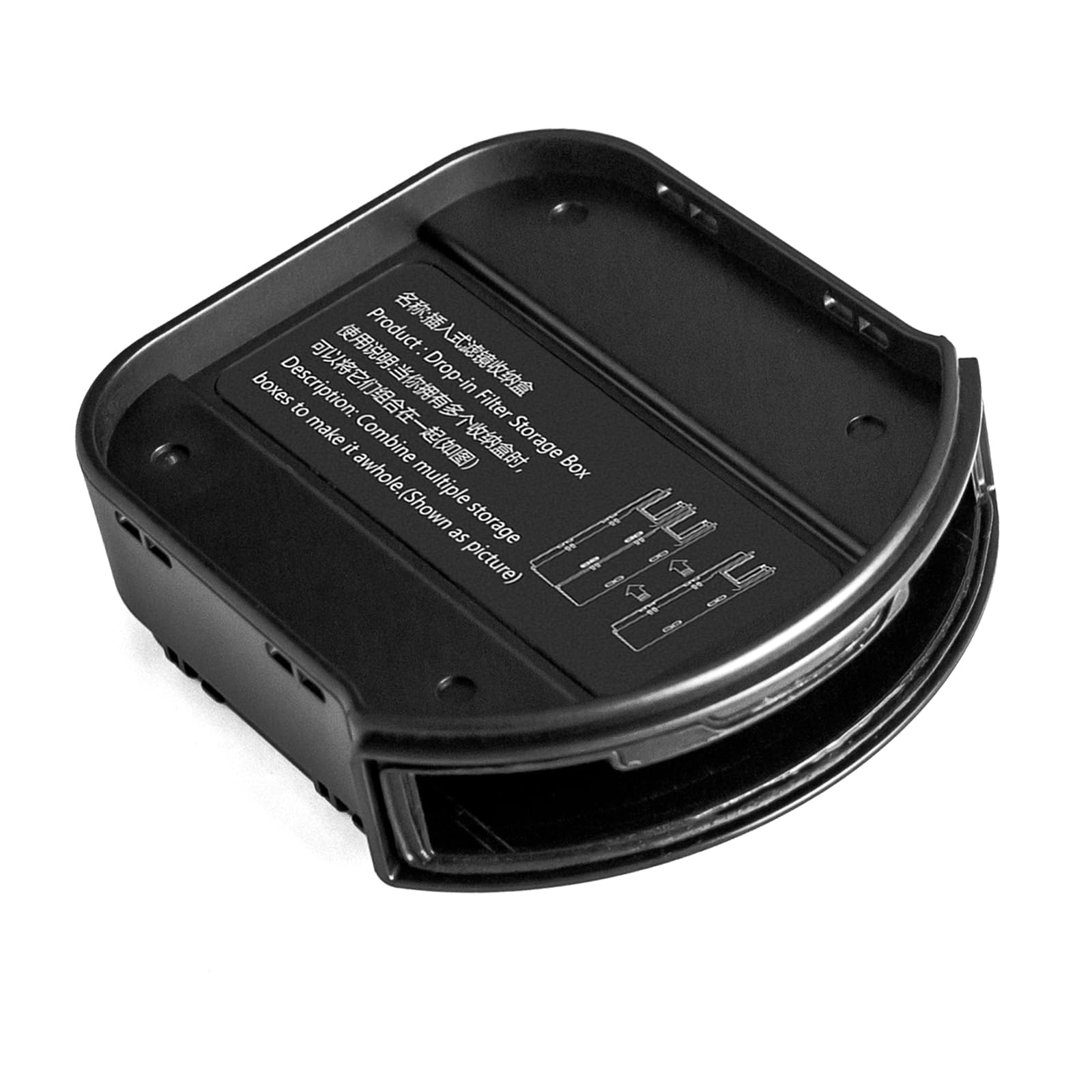 Meike Single Drop-in Filter Storage Box Hold For One Filter Such as VND CPL UV Black Pro-Mist Drop-in Filters etc