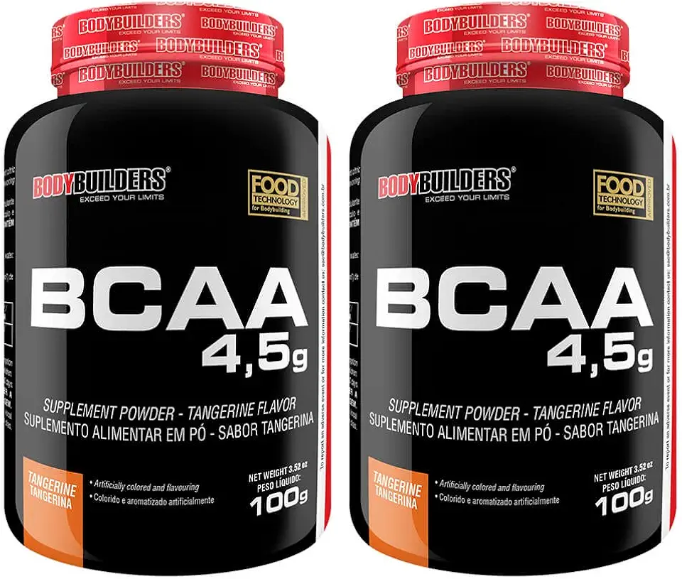 Kit 2x BCAA Tangerina 100g - Bodybuilders