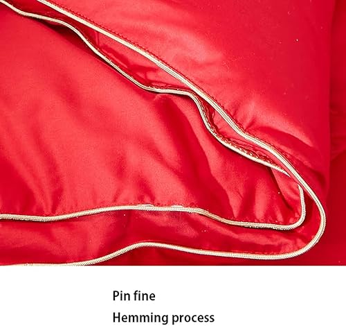 Miniatura 6 de All Season Comforter Red Quilt Polyester Fiber Quilt Duvet 220x240cm86.6x94.4 Duvet for Modern Bedding All Year Round Duvet Double Bed Wedding Gift
