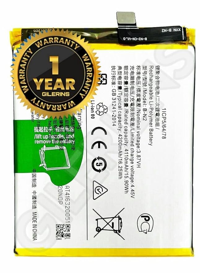 Image of Original B-N2 Battery for Vivo X50 /15.90WH 3.87V /4.45V Battery with 1 Year Warranty*** (H2)