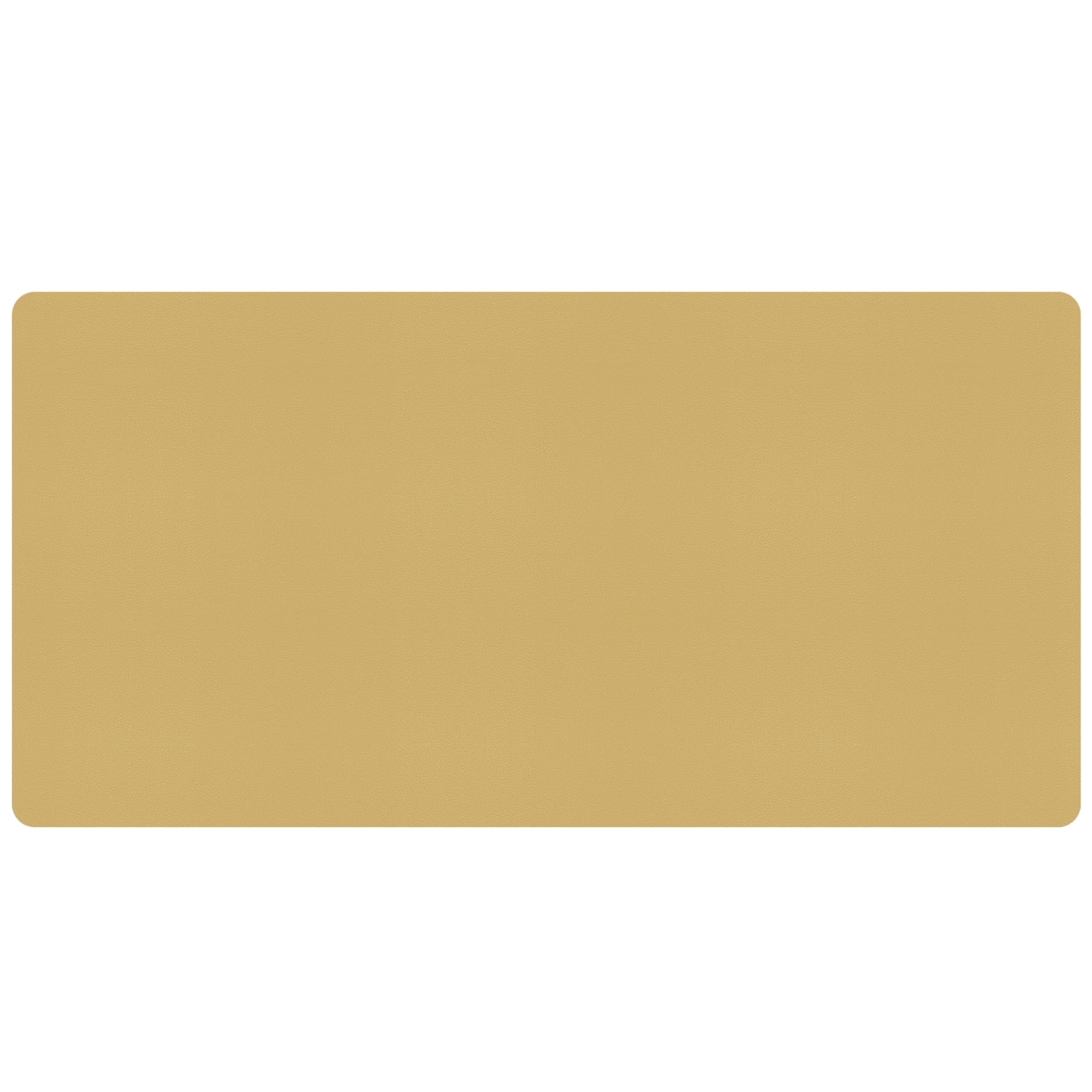 Bloss Light Yellow Desk Mat 31.5"x15.7", Desk Matt for Desktop, Waterproof Leather Large Mouse Pad, Computer Mat for Office/Home/Decor