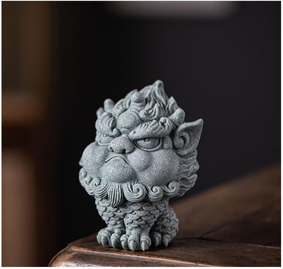 Desktop Decoration Creative Little Tea Pet Tea Play Ornaments to Attract Wealth Mascot Fish Tank Landscaping Potted Plant Decoration Desktop Decor for Office