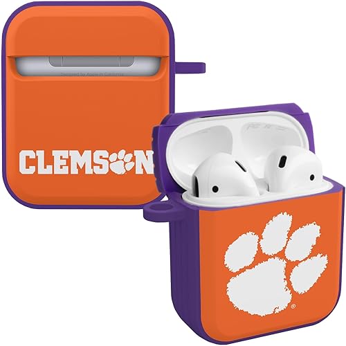 Miniatura 14 de AFFINITY BANDS Clemson Tigers Camo HDX - Funda compatible con Apple AirPods Generaciones 1 y 2 Camo,Champion Series,Clásico,Clemson