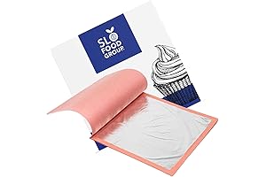 Slofoodgroup Silver Leaf Loose Sheet 25 Sheets Edible Silver Leaf Each Sheet...