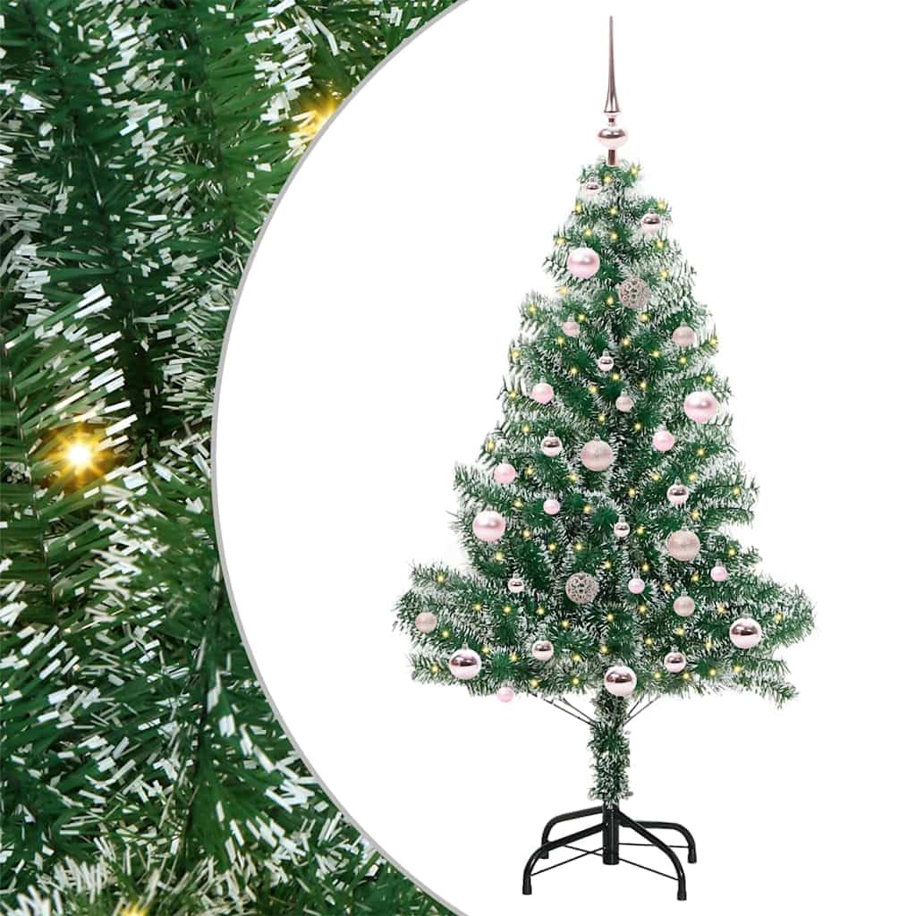 Sapin de Noël enneigé pour illuminer votre salon et vos fêtes de fin d'année en famille