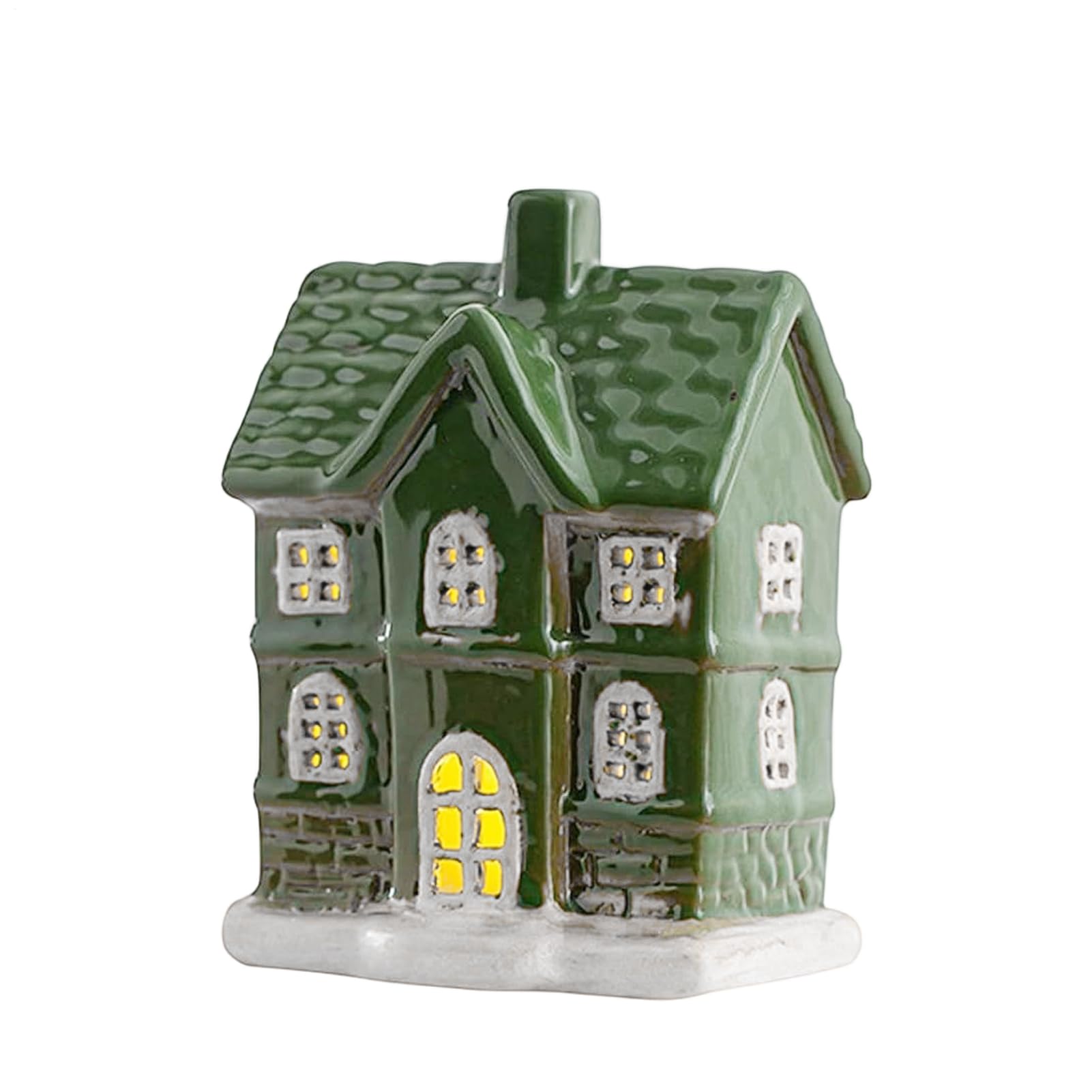 Centro de mesa de Navidad iluminado perfecto para regalar y decorar el estante