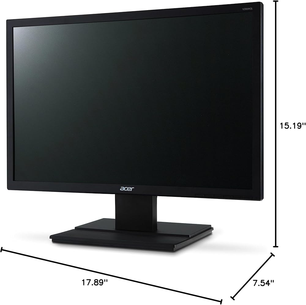 Acer V206WQL b 19.5" HD (1440 x 900) IPS 16:10 Aspect Ratio Monitor thumbnail 2