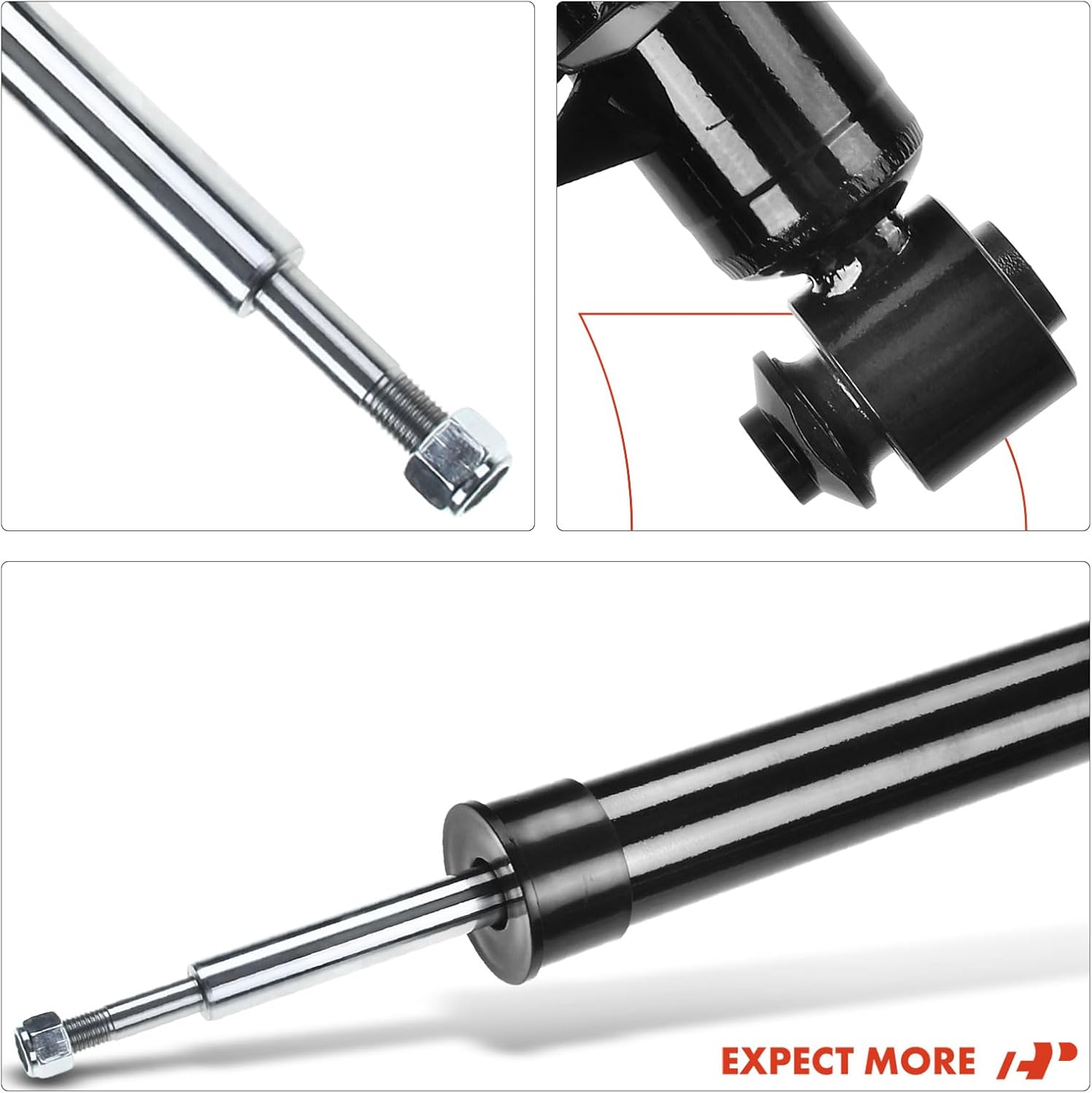 A-Premium Rear Strut Shock Absorber Compatible with BMW X5 2007-2013, X6 2008-2014, 2-PC Set