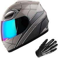 Vista 53 de WOW Casco completo para motocicleta, Bicicleta BMX MX para niños, S