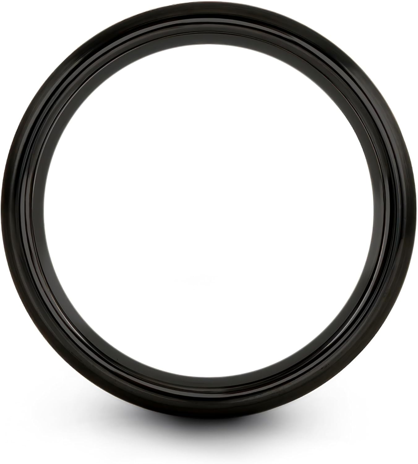 Tungsten Wedding Band Ring 8mm 6mm for Men Women 18k Yellow Rose Gold Plated Dome Black Grey Brushed Polished