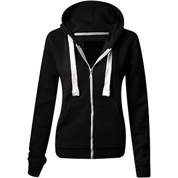 black zip hoodie white strings