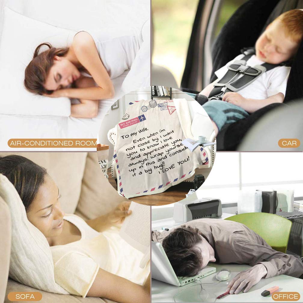 Coperta In Flanella Personalizzata Con Frase D'Amore – 70x100 Cm, Morbida In Peluche, Regalo Per Figlia/Figlio/Moglie