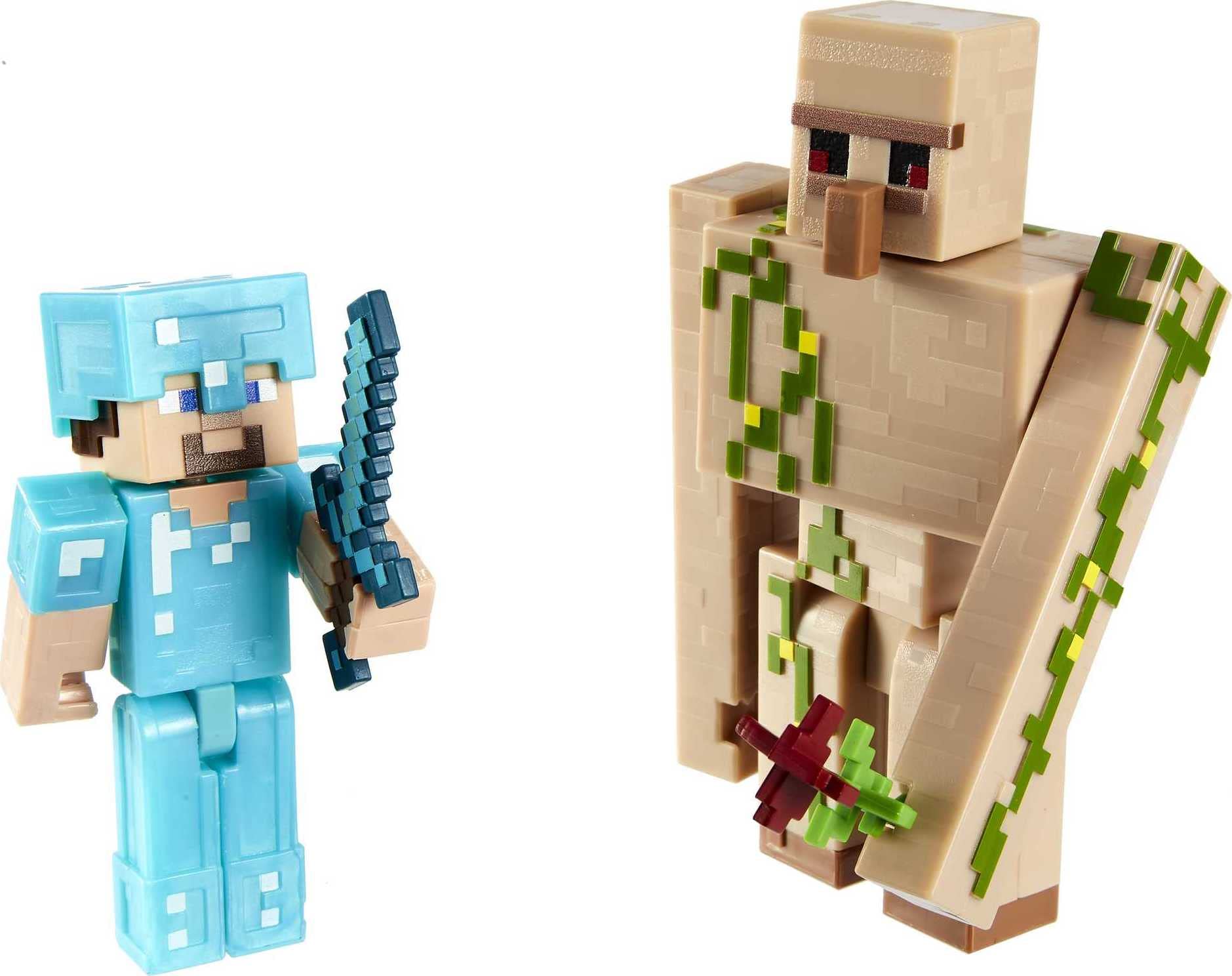 Mattel Minecraft Core Figure 2er-Pack 4