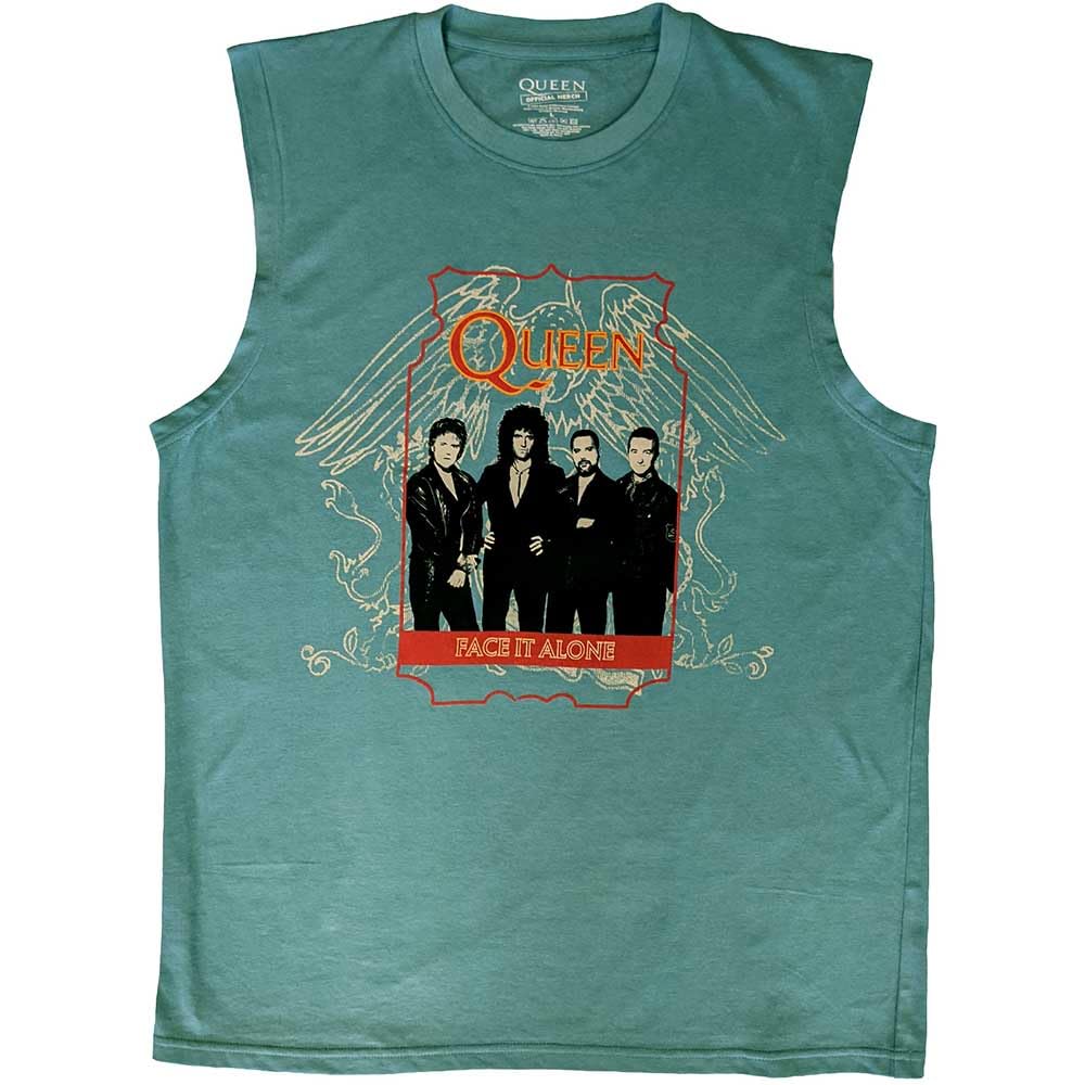 Camiseta sin mangas Queen Face It Alone ropa de rock y moda urbana transpirable 3