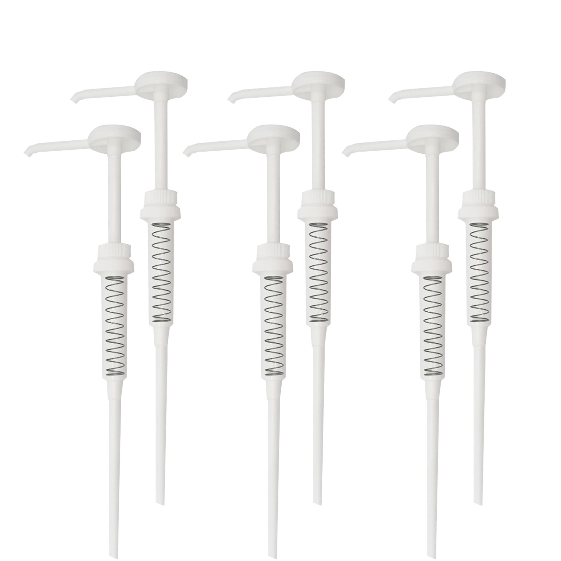 Heavy-Duty Gallon Pump Dispenser, 38/400, 30ML Dispense, 11-1/4" Dip Tube – Fits Standard Gallon Bottles - Dispenser for Soap, Shampoo, Lotion (6)