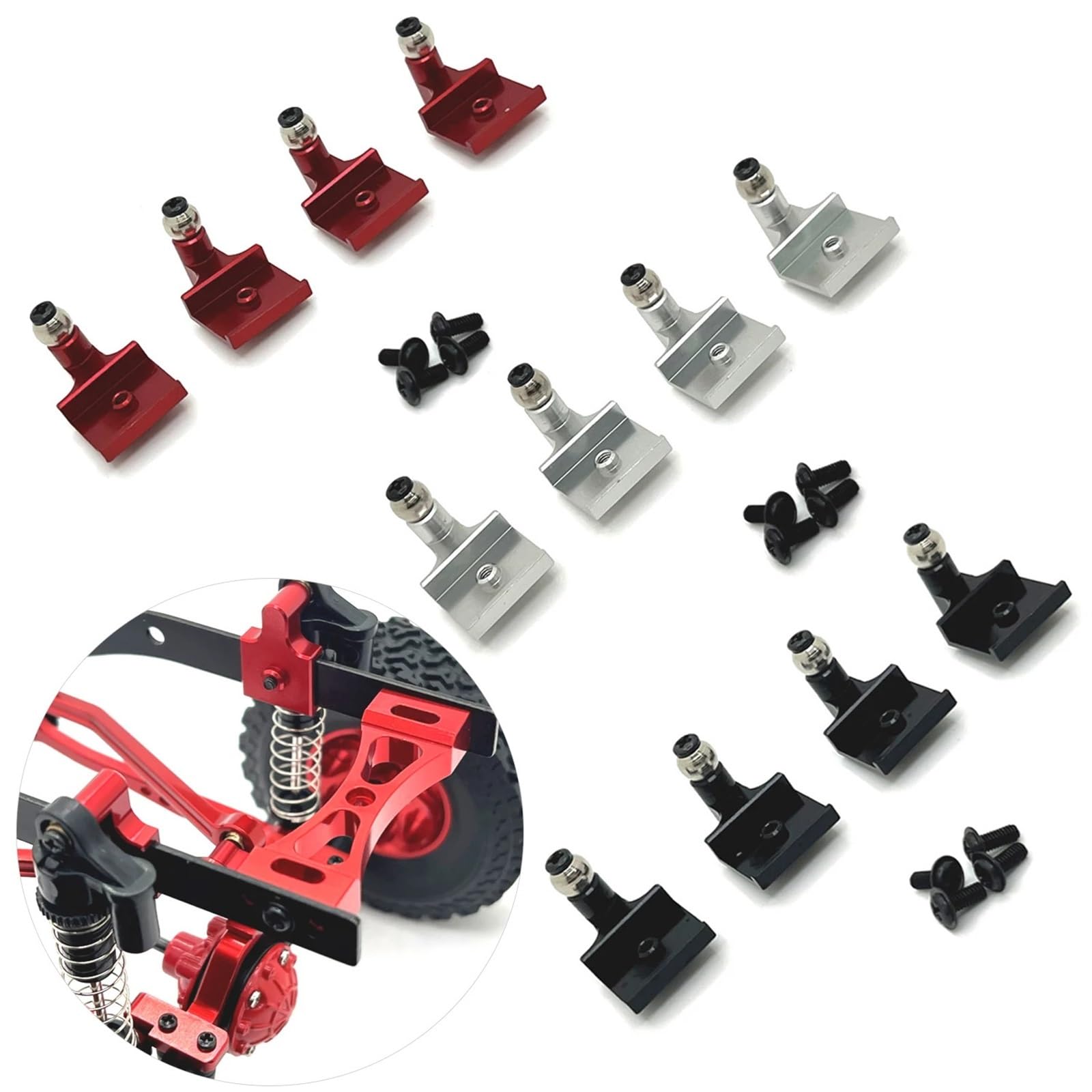 ARRMA Aluminum Shock Body 24x88mm Red 2 ARA330577 Elec Car/Truck Replacement Parts