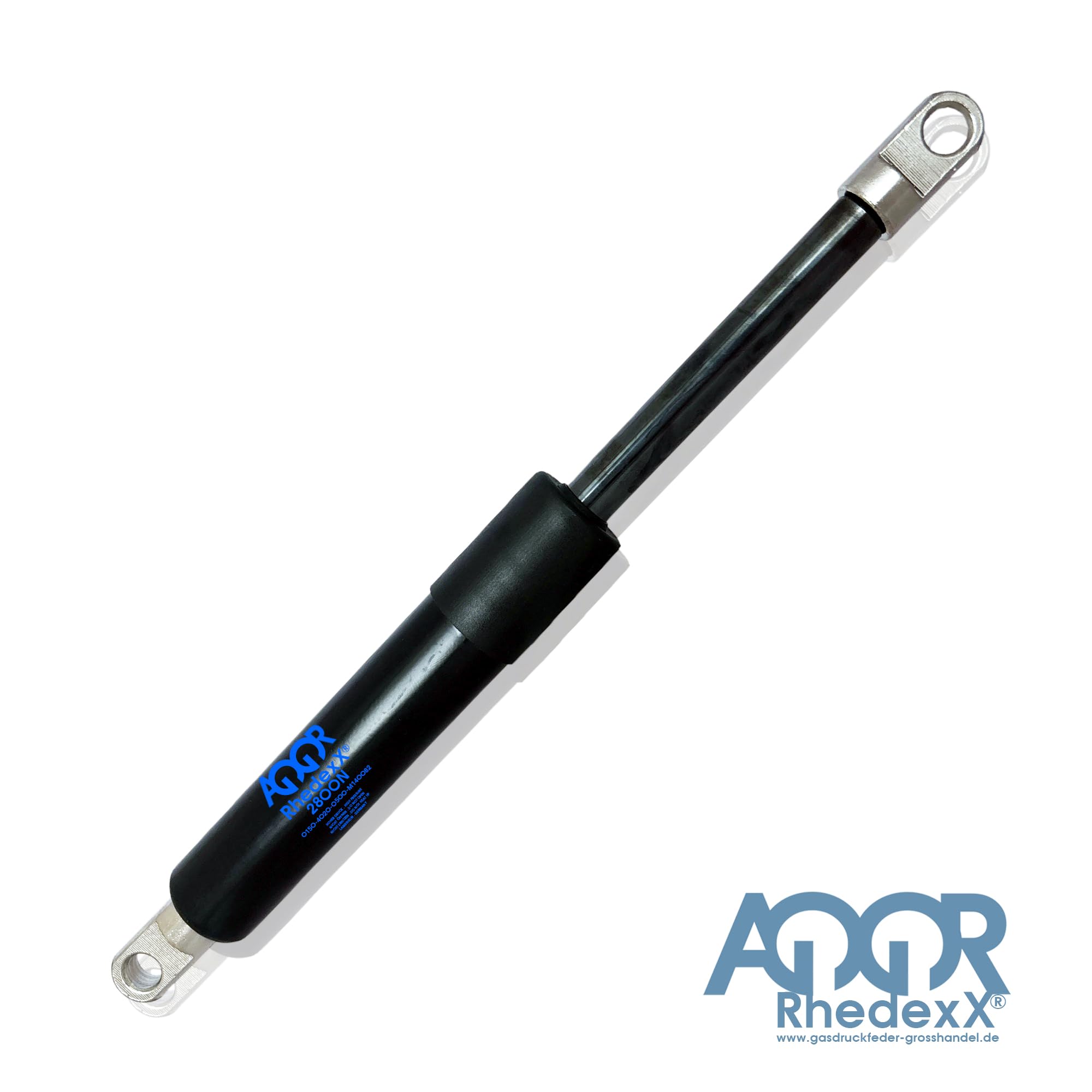 Resorte de gas 300 mm - 1100 mm/100 mm - 500 mm/1000N-2500N, amortiguador de gas para remolque de caballos M10, repuesto para STABILUS LIFT-O-MAT (300 mm/100 mm, 2500 N)