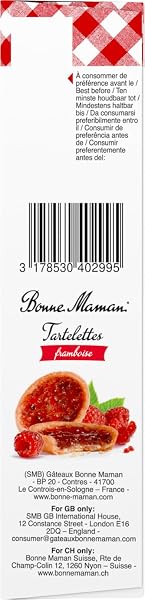 BONNE MAMAN Tartelettes Framboise 135 g,(1 Unité) - 4