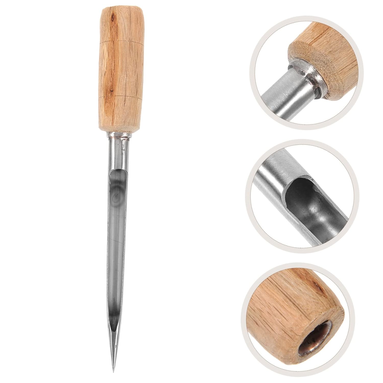 PRETYZOOM Garden Soil Sampler Probe Tube Grain Sampler for Outdoor Metal Grains Powder Sampler