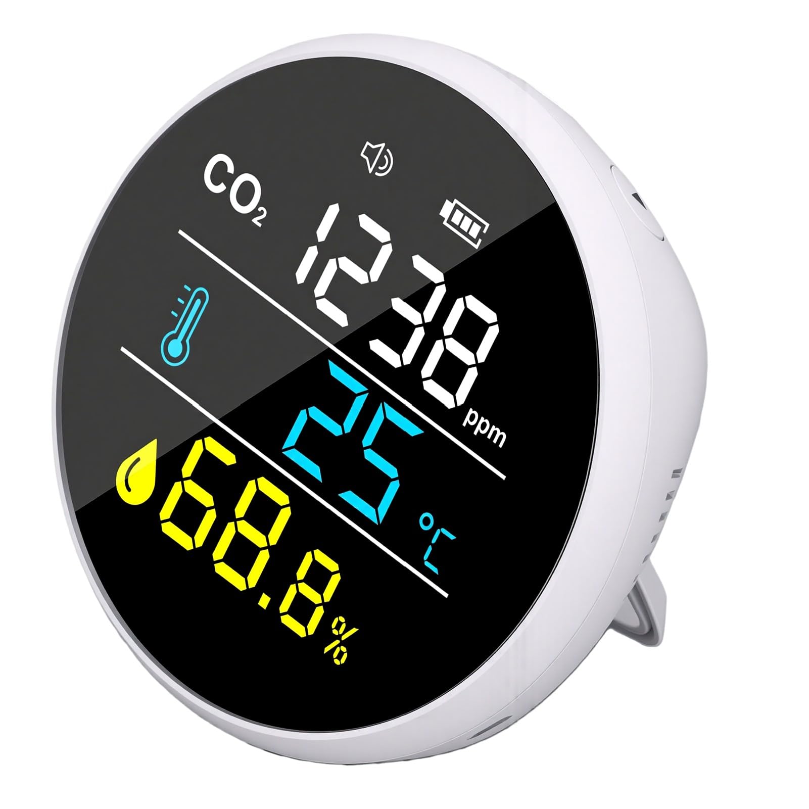 Annadue Monitor de Calidad del Aire para Pared, Detector de CO2 con