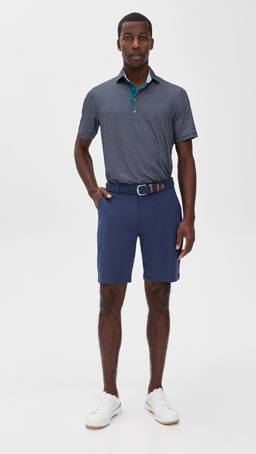 Redvanly Men's Varick Pull On Shorts 9" - Image 5