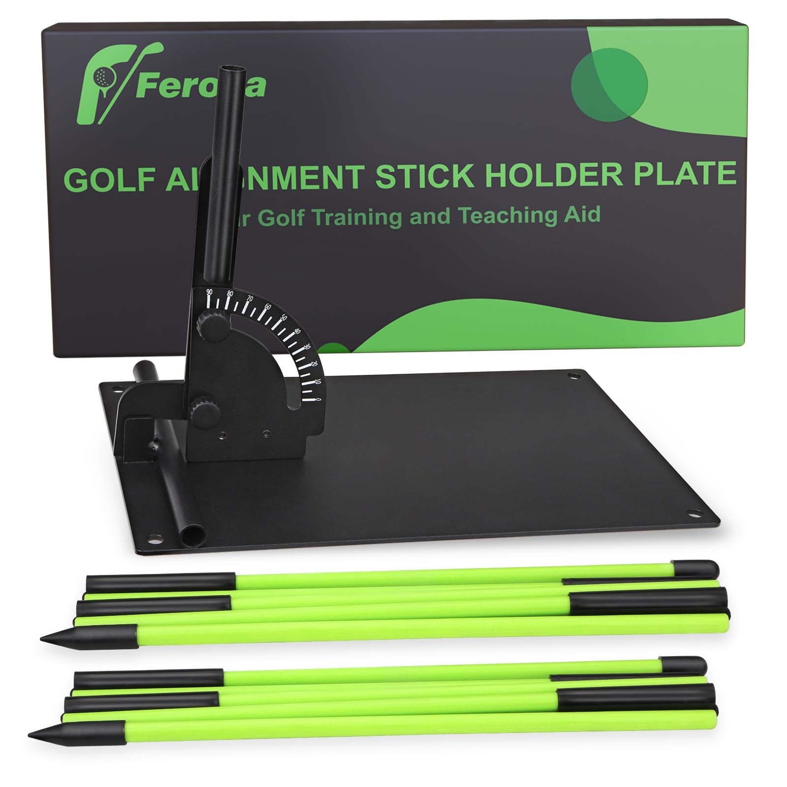 Feroca Upgraded Golf Alignment Stick Holder
