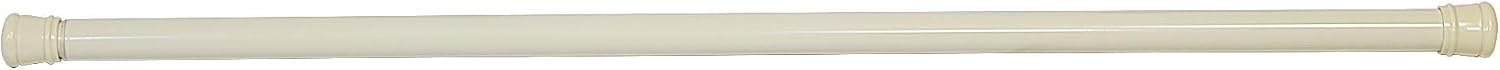 Design House 564179 Adjustable Shower Rod 36"-63", Bone