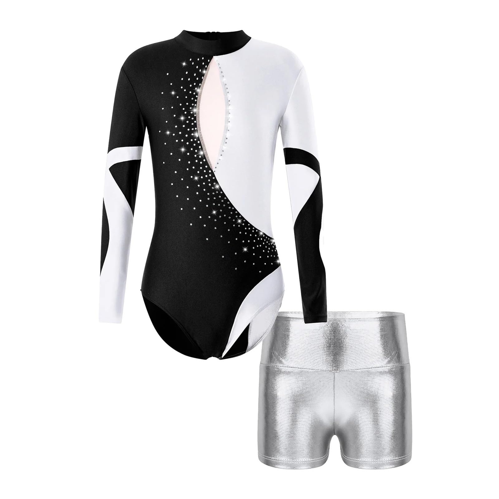 Vestiti Ragazza 12 Anni Body Ginnastica Maniche Lunghe Per Bambina Tuta Danza Classica A 1083530 - Foto 10