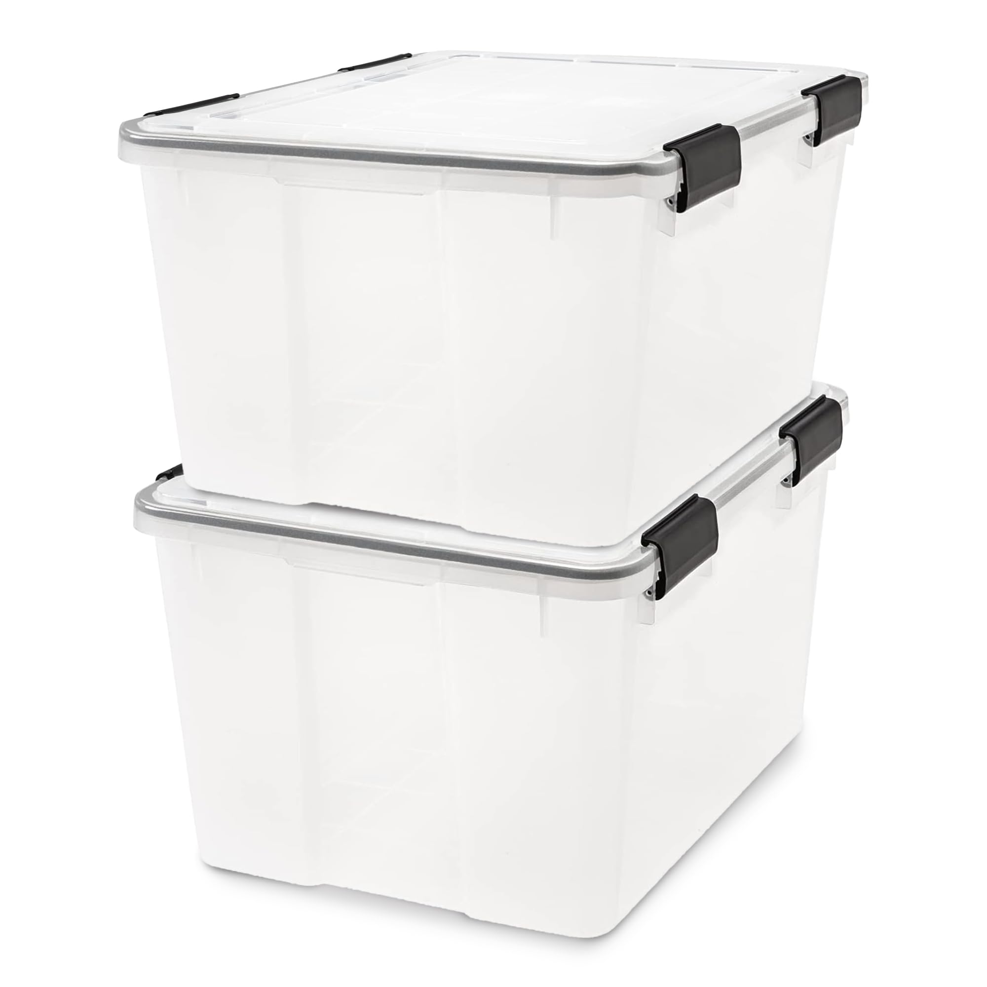 Amazon.com: IRIS USA WeatherPro 47 Qt Storage Bins with Lids