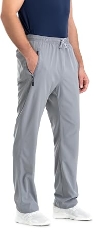 clothin Men's Lightweight Quick Dry Stretch Pants for Workout and Travel
