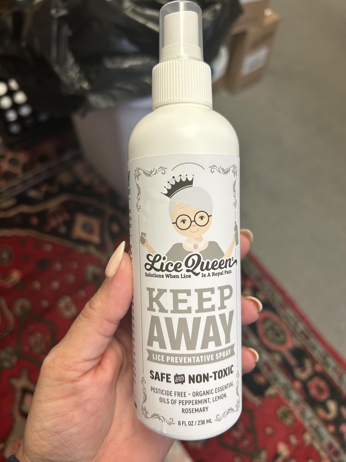 Keep Away Lice Preventative Spray for Hair, Bedding, Coats and Backpacks - Safe, Non-Toxic - Organic Essential Oils of Peppermint, Lemon and Rosemary - 8 fl oz - 2 Pack - Image 9