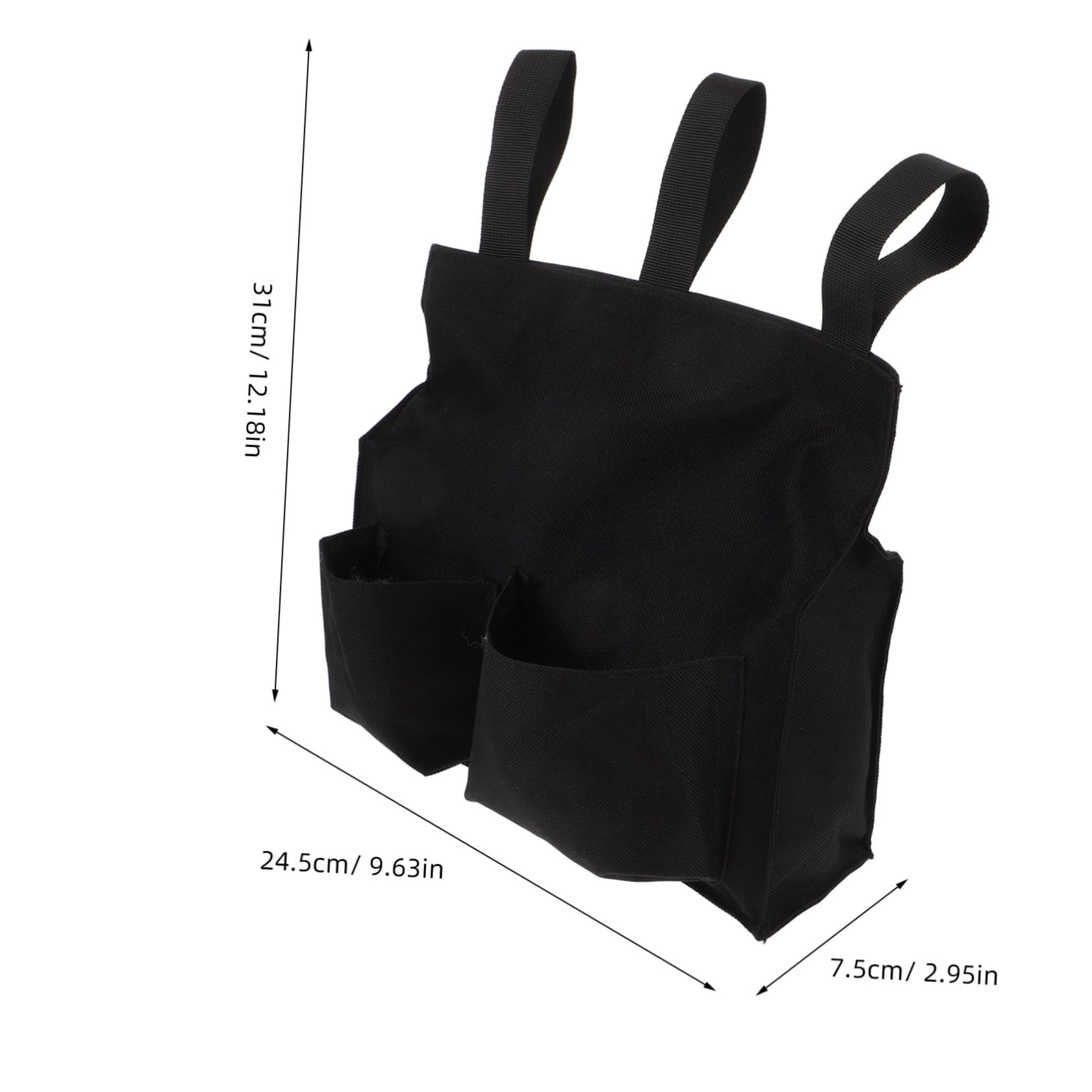 Sosoport Oxford Cloth Baseball Umpire Bag Portable Referee Bag Side Storage for Quick Access