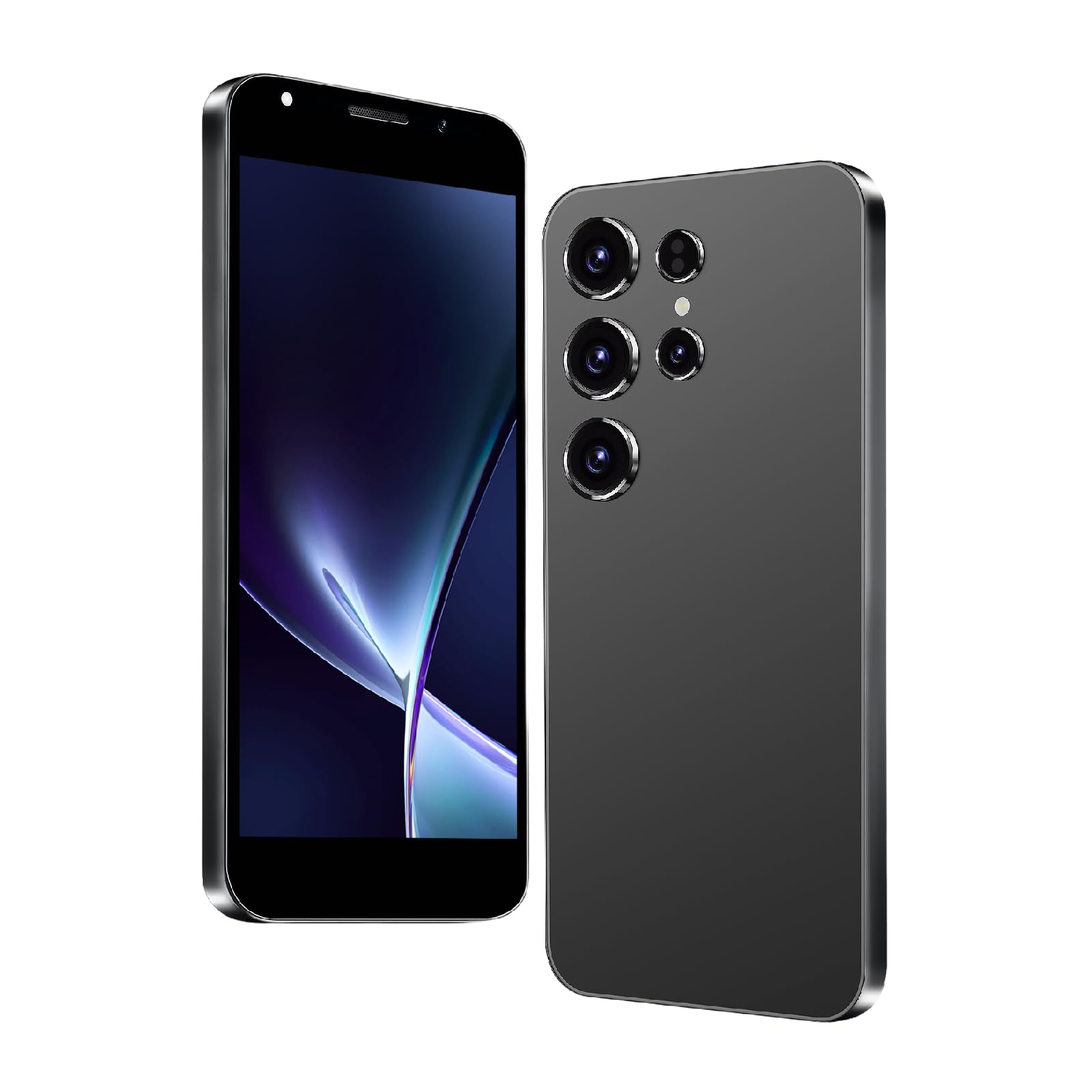 Desbloquear el teléfono móvil, pantalla de 6,3 pulgadas, 2GB RAM + 16GB ROM / TF 128GB, cámara doble 2MP + 8MP, soporte 4G LTE FDD TDD, doble tarjeta sim, adecuada para principiantes. (moon black)