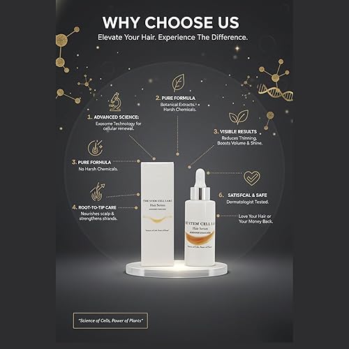 Miniatura 6 de The Stem Cell Lab - Suero para el cabello, enriquecido con exosomas, 1.7 fl oz