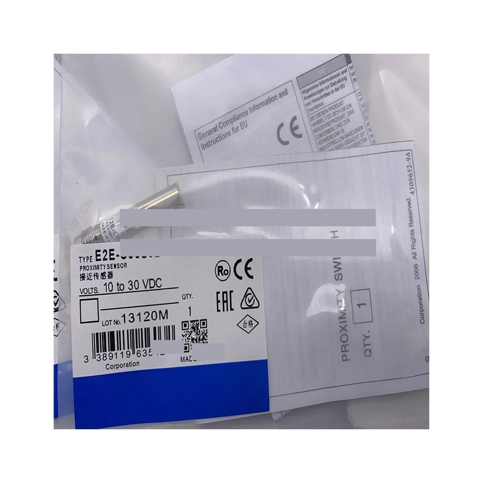 Capteur E2E-CR8B1-11 détecteur de proximité inductif industriel cylindrique - 5