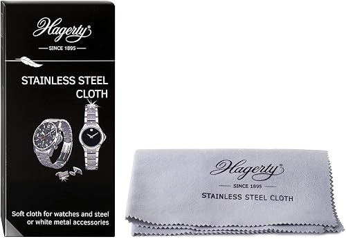 Hagerty, paño impregnado para acero inoxidable — Care and maintenance recommended by Tempus Europa