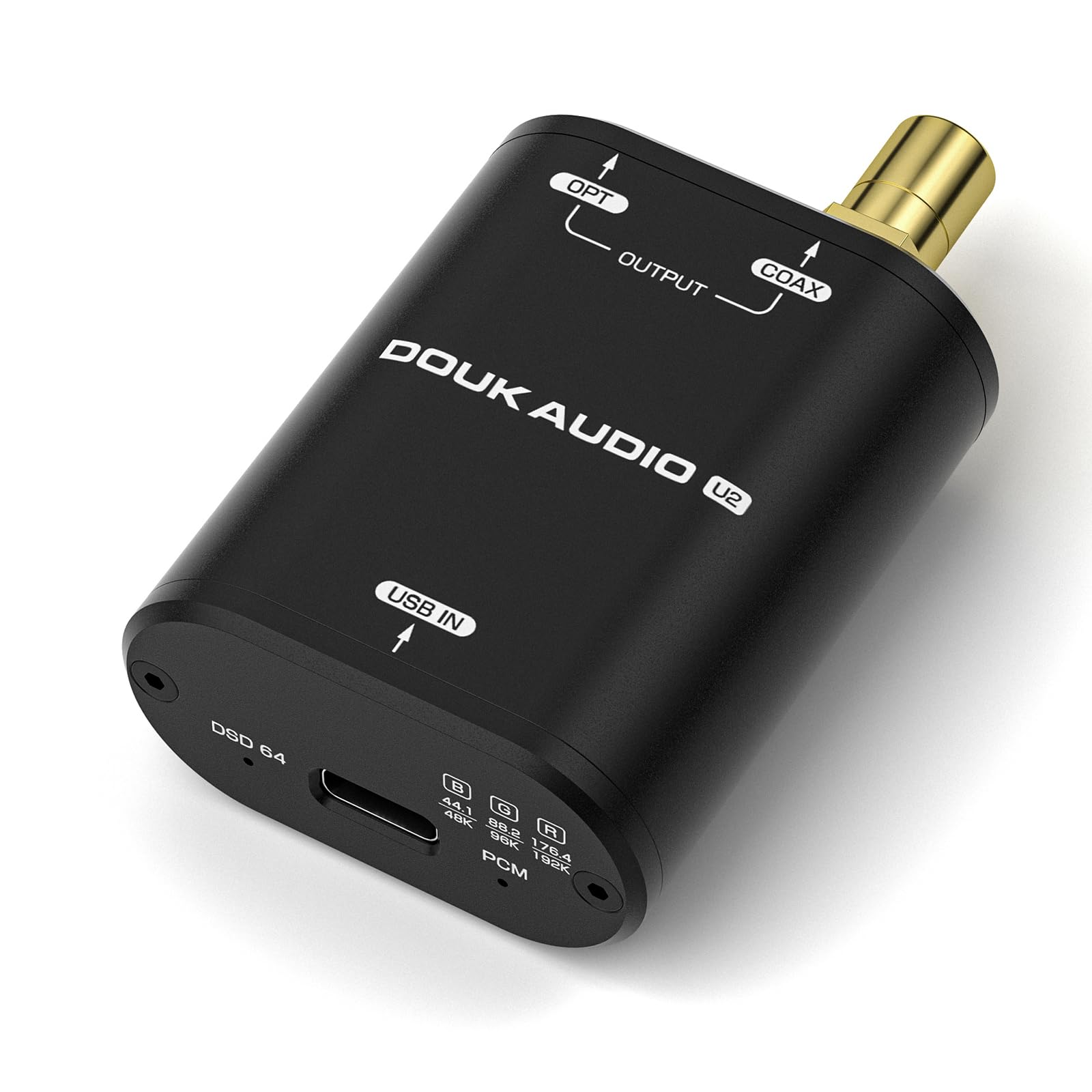 DoukAudio - Convertitore da USB a SPDIF: Reclocker DDC | Interfaccia digitale con XMOS XU316 ad alta risoluzione a 24 bit/192 kHz, Plug & Play, per audiofili, DAC e Home Theater (U2)