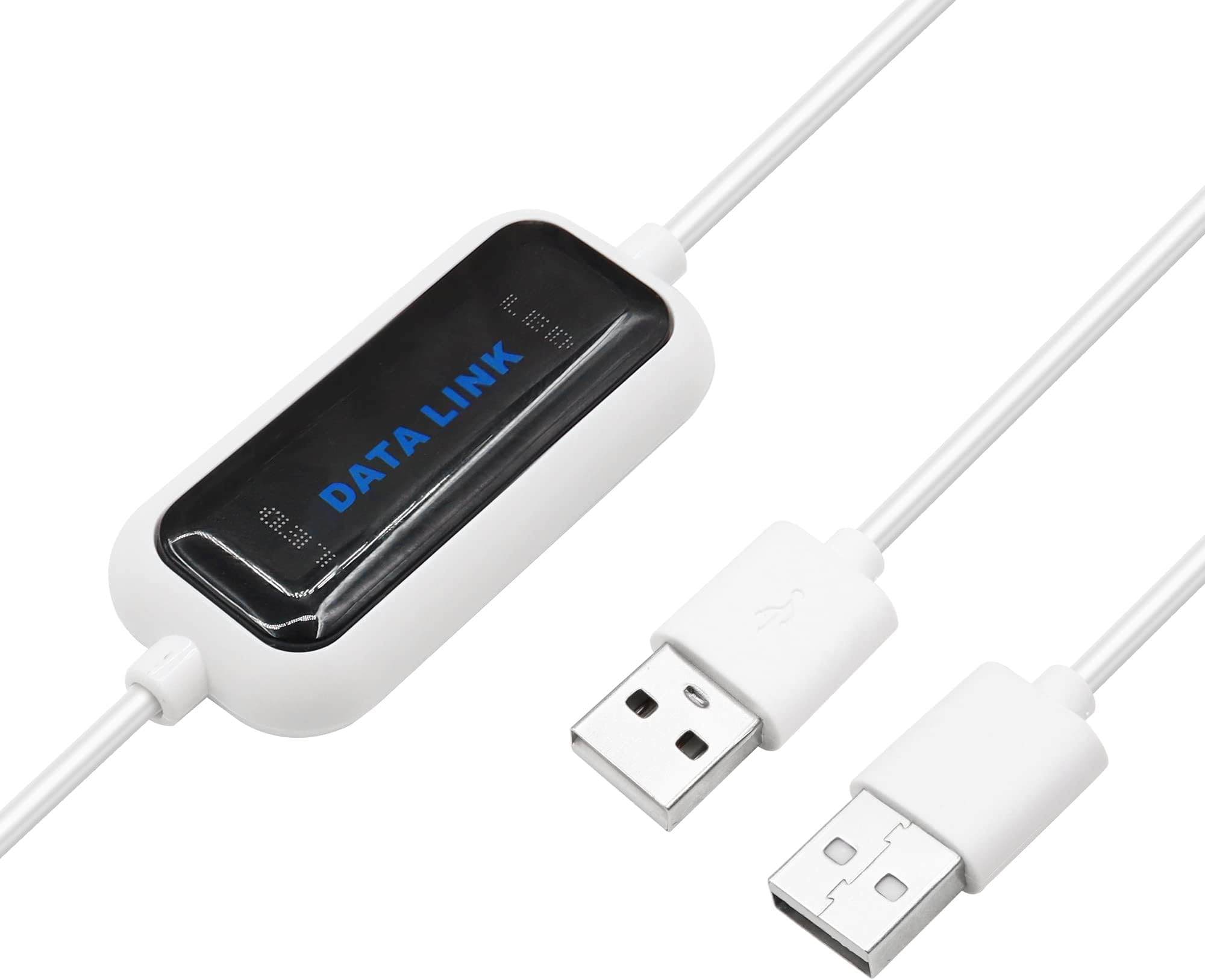 USB Data Transfer Cable High Speed PC to PC USB 2.0 Computer Laptop Data Sync Link File Transfer Copy Cable for Microsoft Win 2000 / XP/VISTA/Win7/8/10