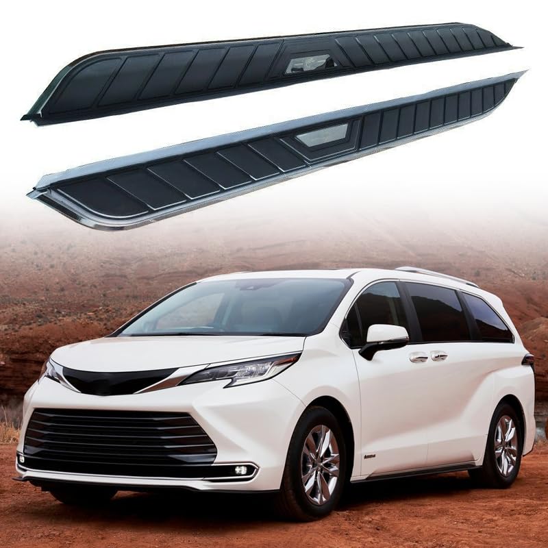 Estribos laterales para Toyota Sienna 2021-2025 aluminio