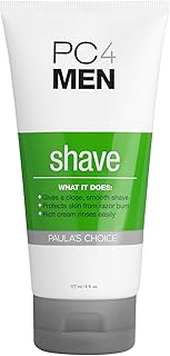 Paula's Choice PC4MEN Unscented Shaving Cream with Coconut Oil, Licorice Extract & Aloe, Fragrance Free for Sensitive Ski...