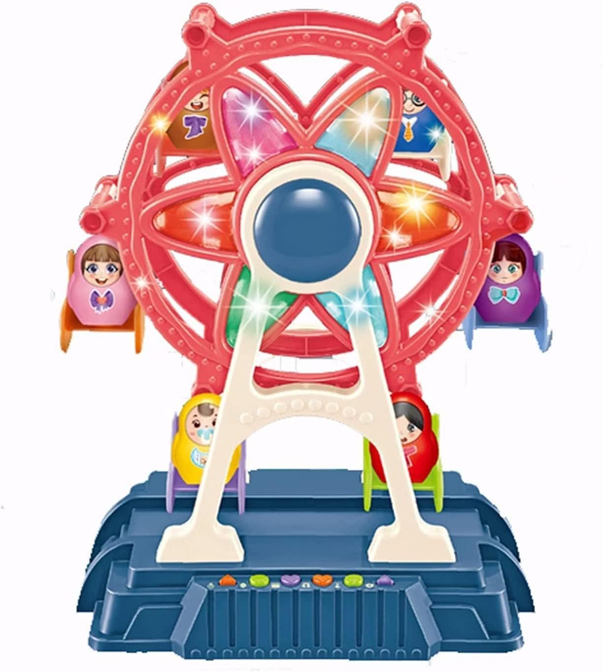 KITIKITTZ Plastic Musical Giant Wheel | Ferris Wheel Toy | Cheerful Music Colorful Lights Ferris Wheel Model for Children Gift (Sky Wheel) (B0CYZZ9LZX) Amazon Price History, Amazon Price Tracker