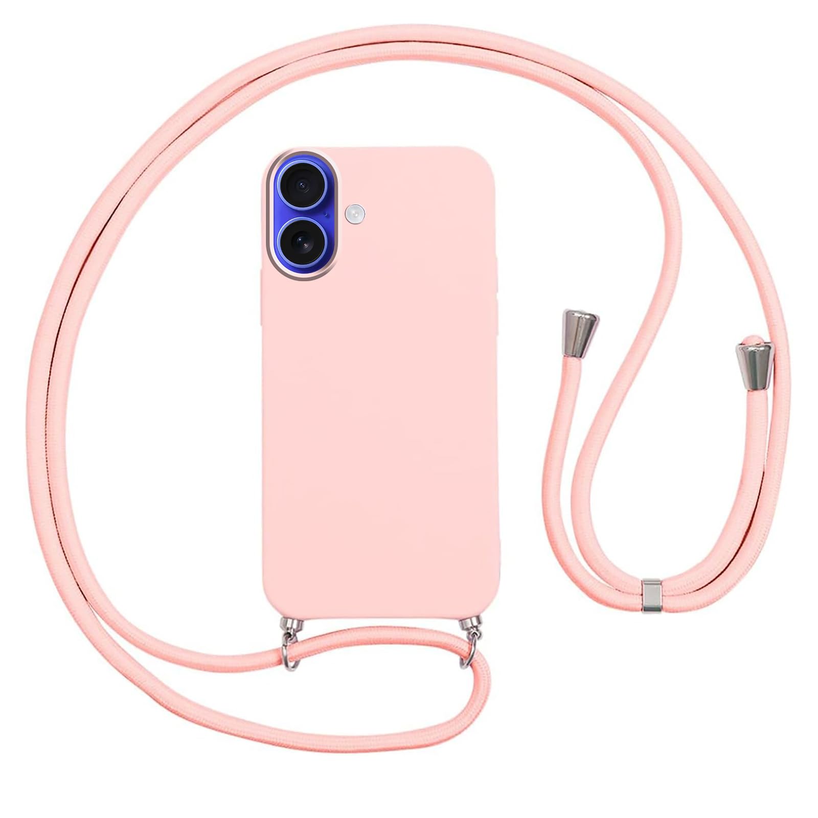 Foonary Cover con Cordino per Apple iPhone 11 6,1, Custodia con Laccio Collana Tracolla Aesthetic Disegni Morbido Antiurto TPU Necklace Regolabile Protettiva Corda Case per iPhone 11, Avocado
