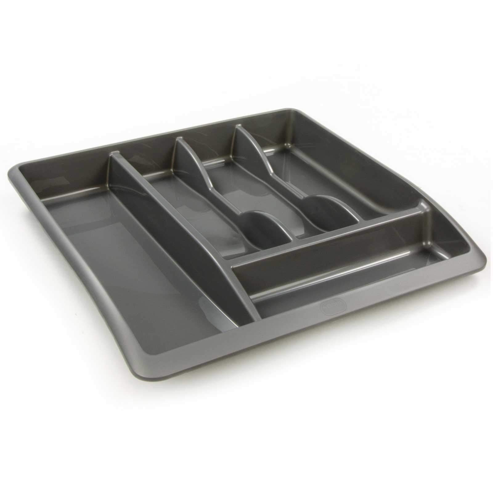 Addis Grey Large Drawer Organiser Metallic
