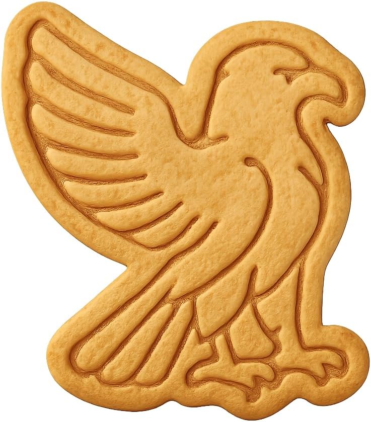 Majestic Eagle 412 Cookie Cutter - 4x3.2" Premium Baking Design image 2