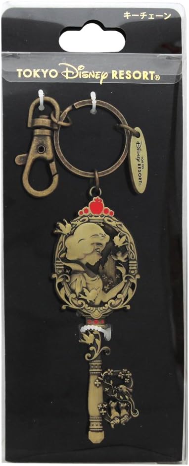 Amazon 白雪姫 アンティーク 風 鍵型 キーチェーン キーホルダー ディズニー プリンセス 東京 ディズニーリゾート限定 グッズ お土産 アニメ 萌えグッズ 通販