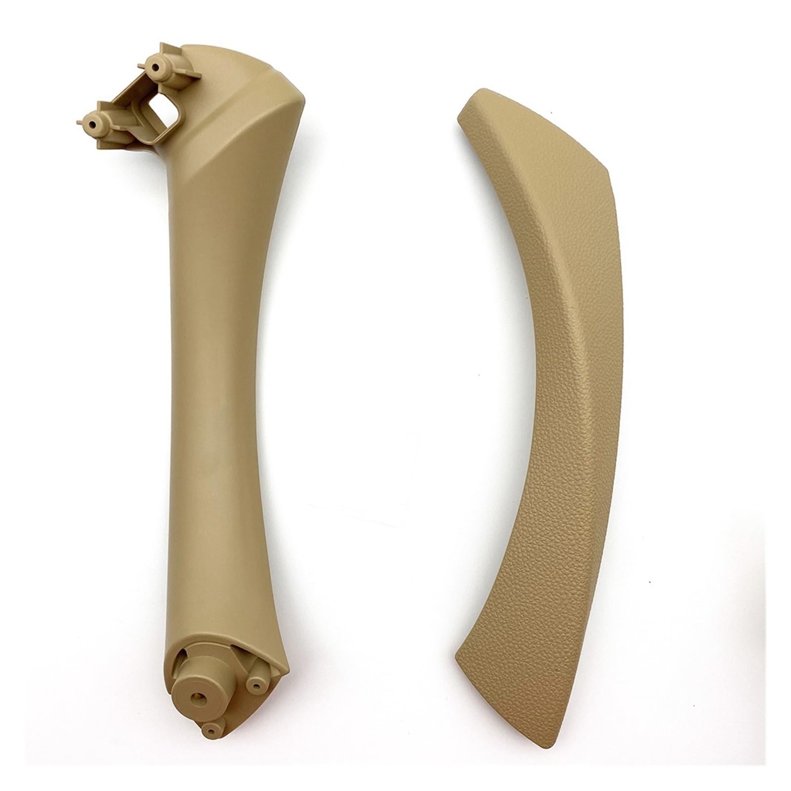 Wijhjet Beige(On The Right) For Bmw 3-Series E90 E91 Inner Door Handle Panel Sedan Pull Trim Cover 51417230850 51419150335 51419150340 Car Interior Door Handle(Beige(On The Right))